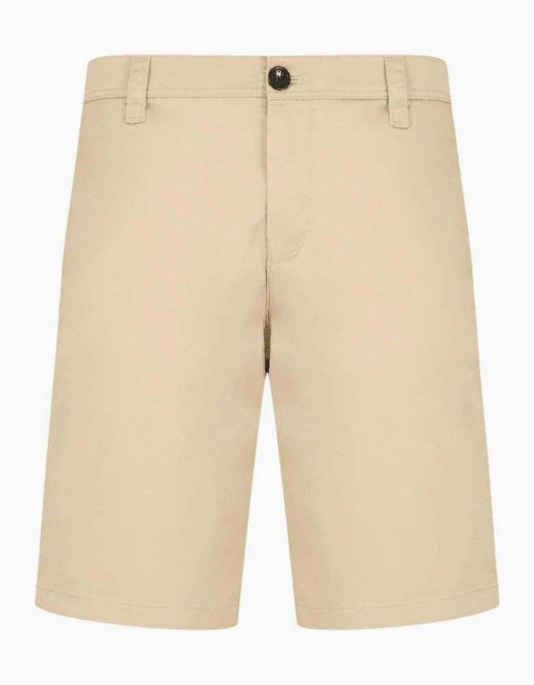 Cotton Cream Chino Shorts