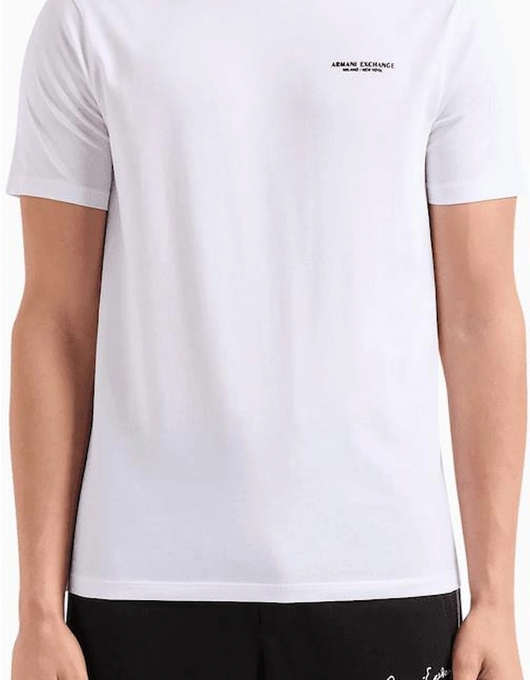 Cotton Milano Print White T-Shirt