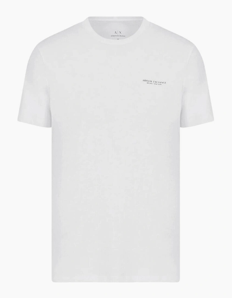 Cotton Milano Print White T-Shirt