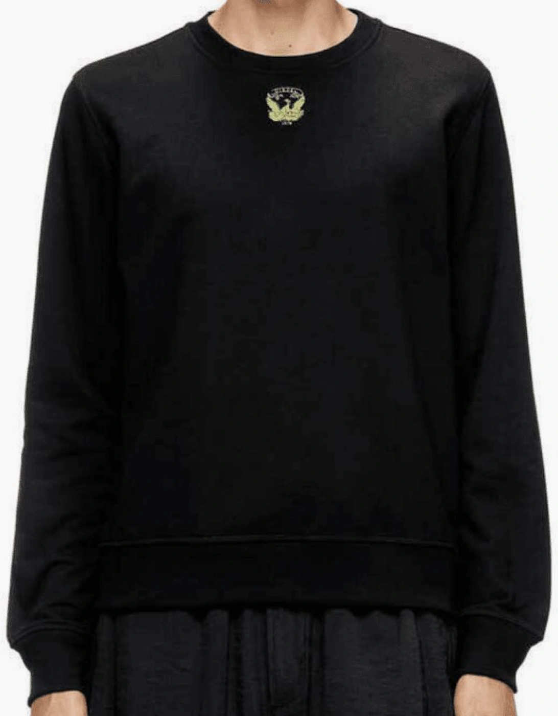 S-Ginn Embroidered Logo Black Sweatshirt
