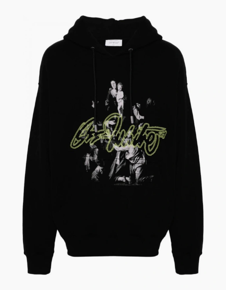 Script Mary Logo Black Hoodie