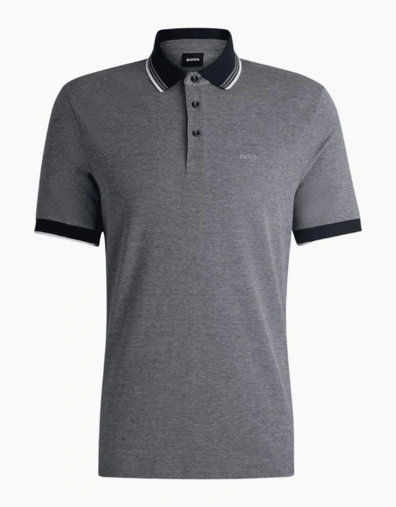 H-Prout Embroidered Logo Navy Polo Shirt