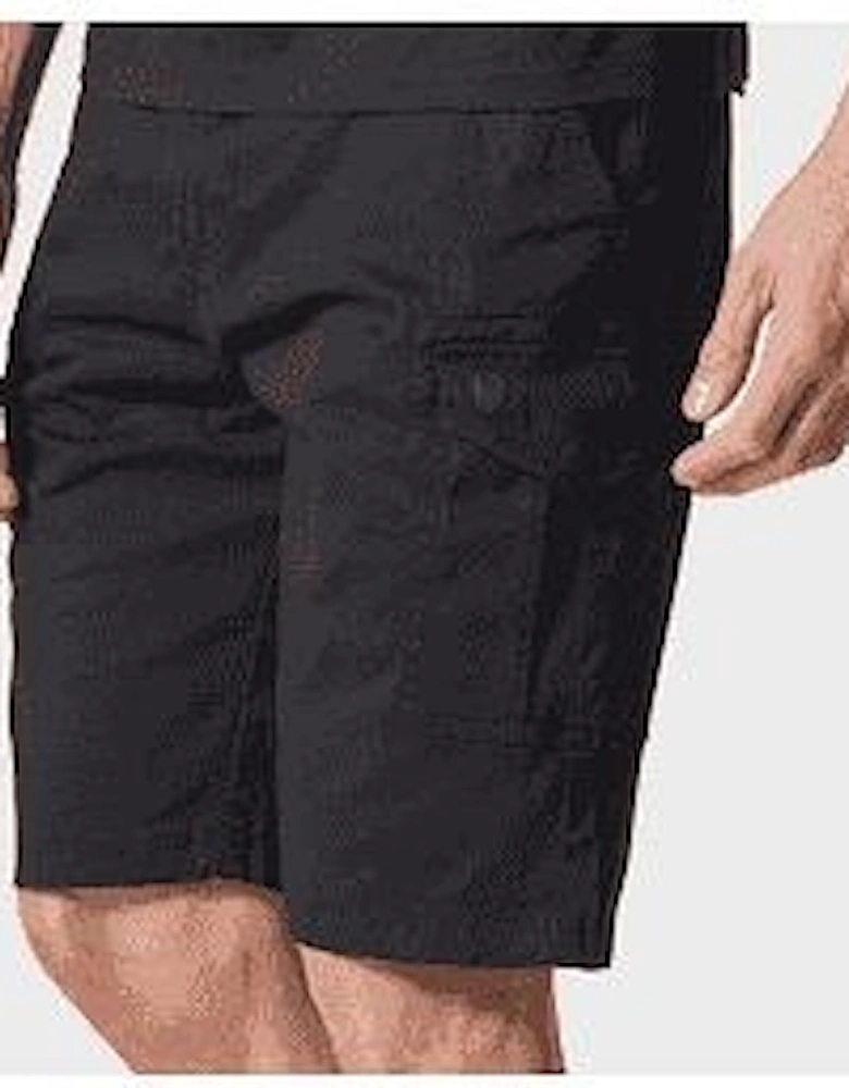 Lindros Black Cargo Shorts