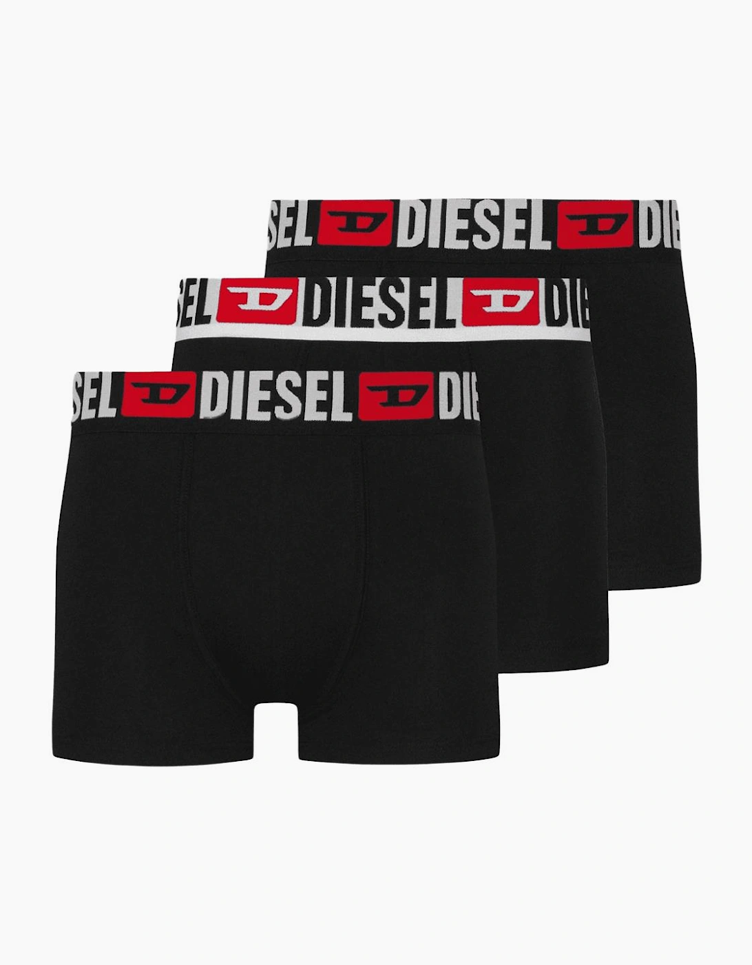 Cotton 3-Pack Black Boxer Shorts