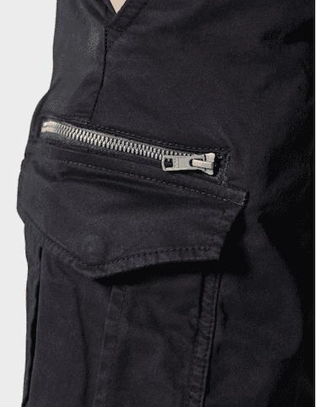Lindros Black Cargo Shorts