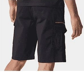 Lindros Black Cargo Shorts
