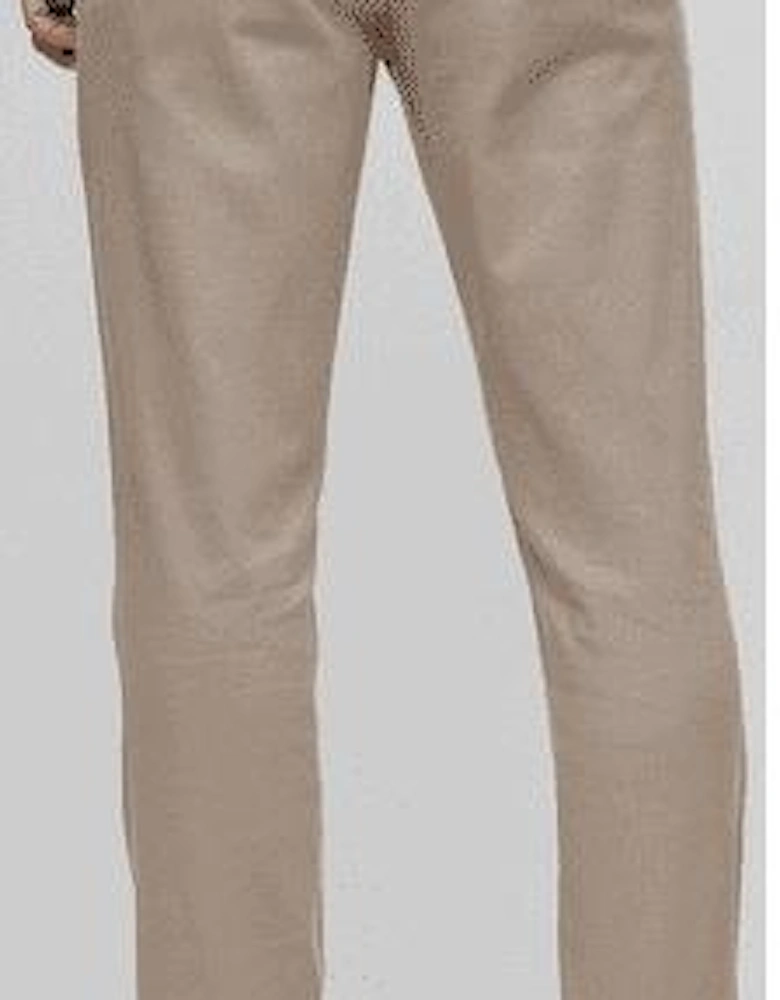Kaito-1 Beige Slim Fit Chino Trousers
