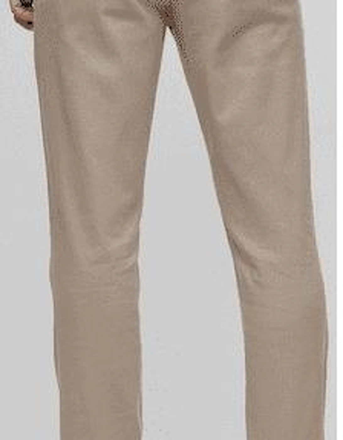 Kaito-1 Beige Slim Fit Chino Trousers