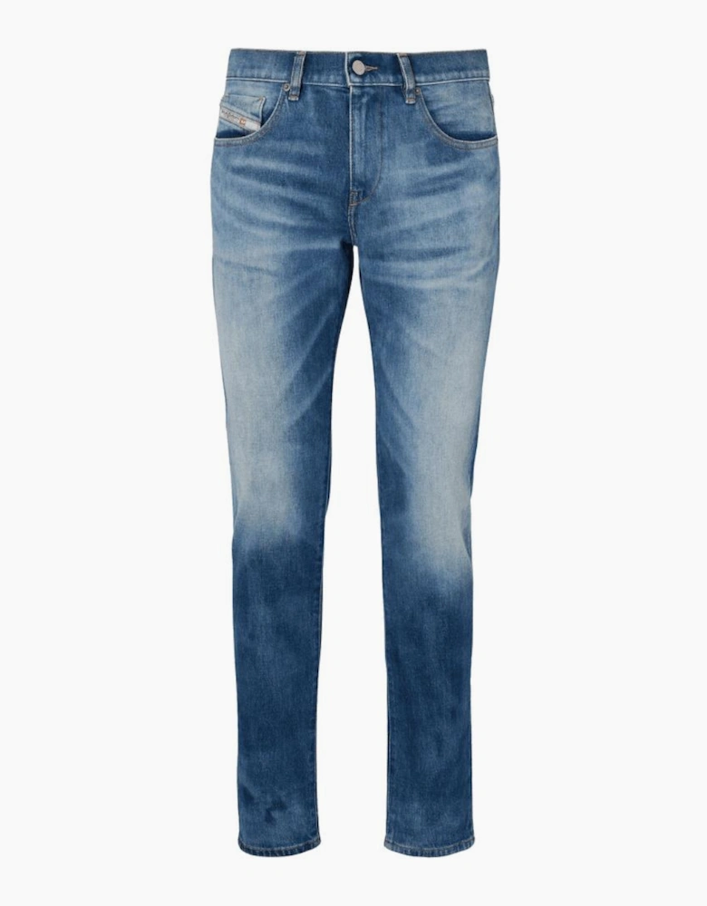 2019 D-STRUKT Slim Fit Blue Wash Jeans