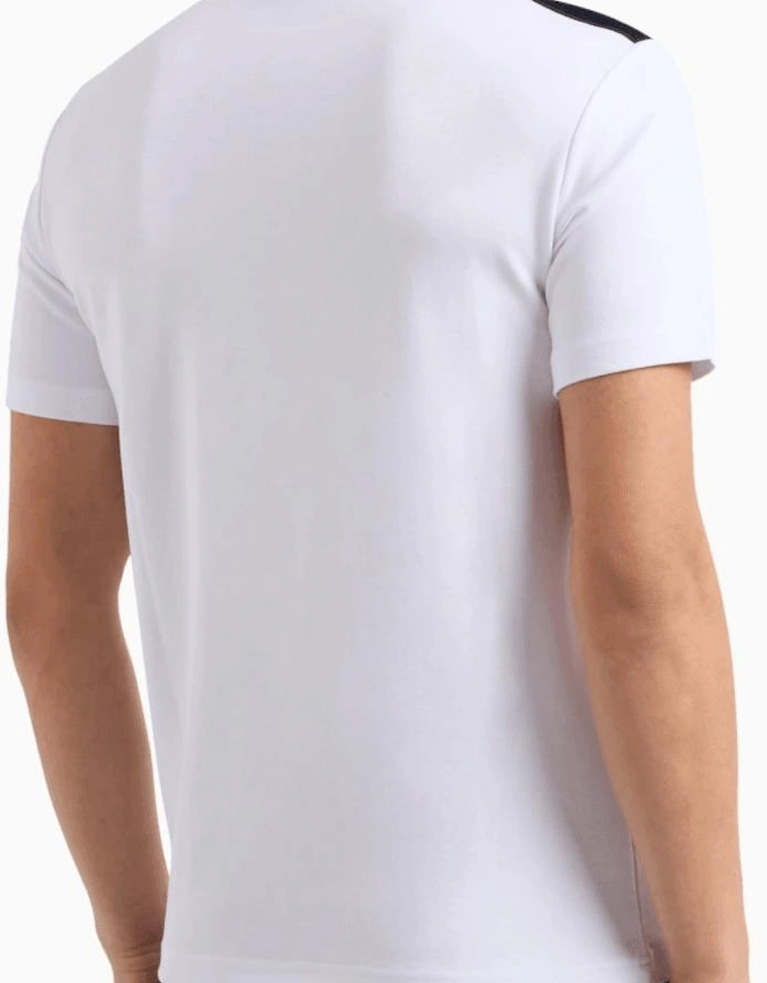 Gold Series Taped Shoulder White T-Shirt