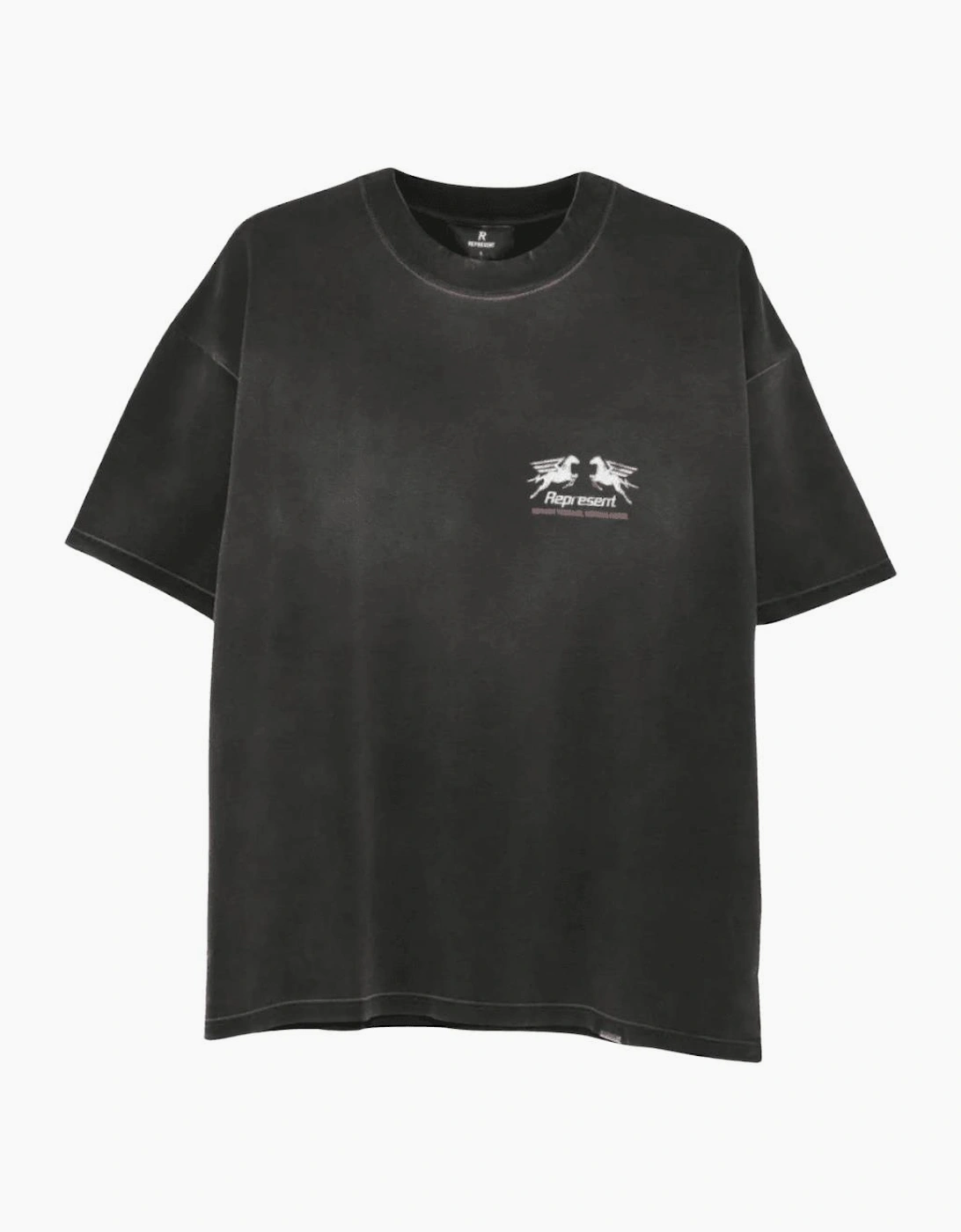Graphic Logo Oversized Black T-Shirt