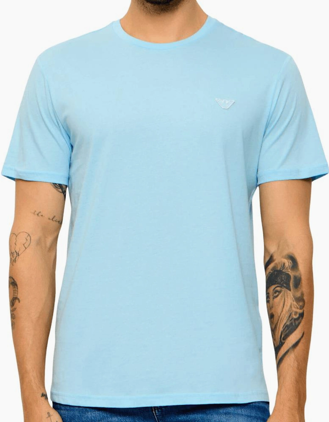 Slim Fit Sky Blue T-Shirt