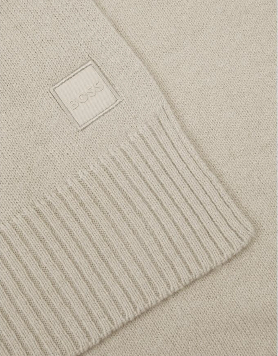 Akalo_R Patch Logo Beige Scarf