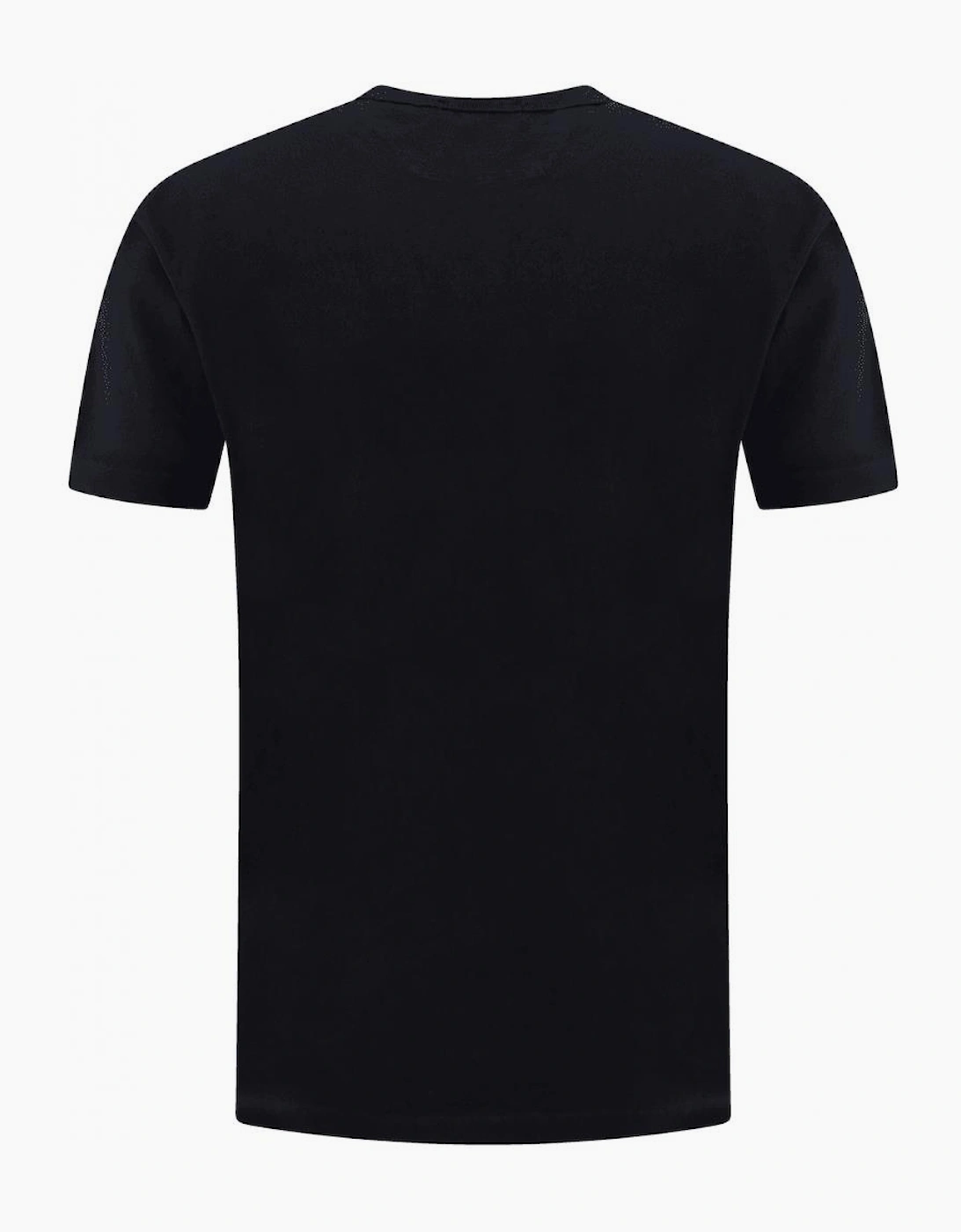 30/2 Mercerized Thick Jersey Black T-Shirt