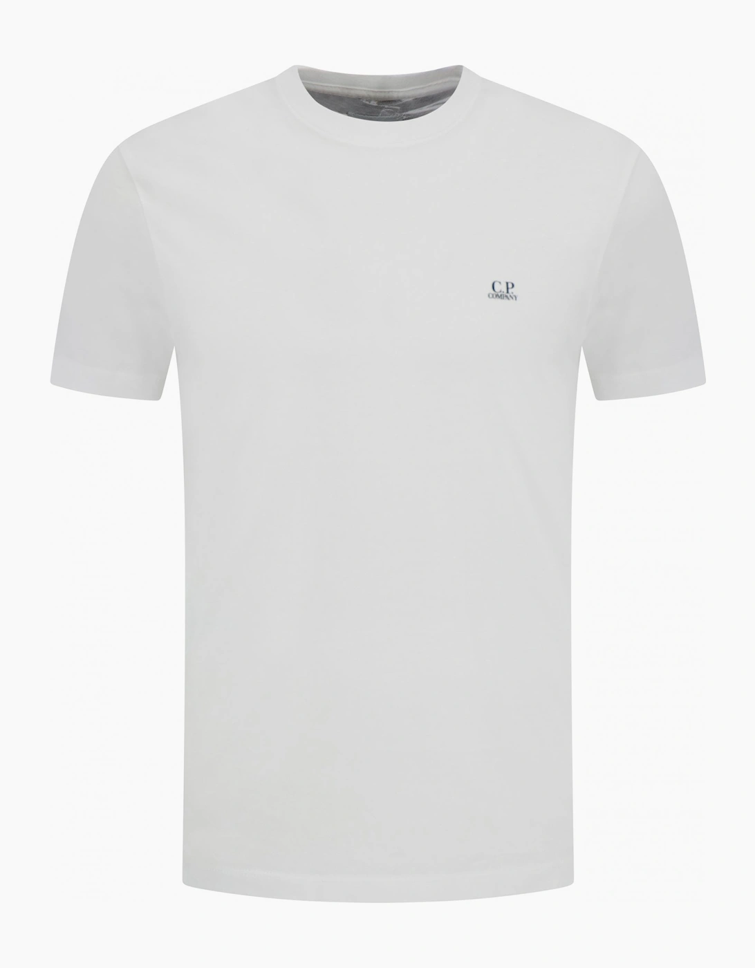 30/1 Goggle Graphic Print White T-Shirt