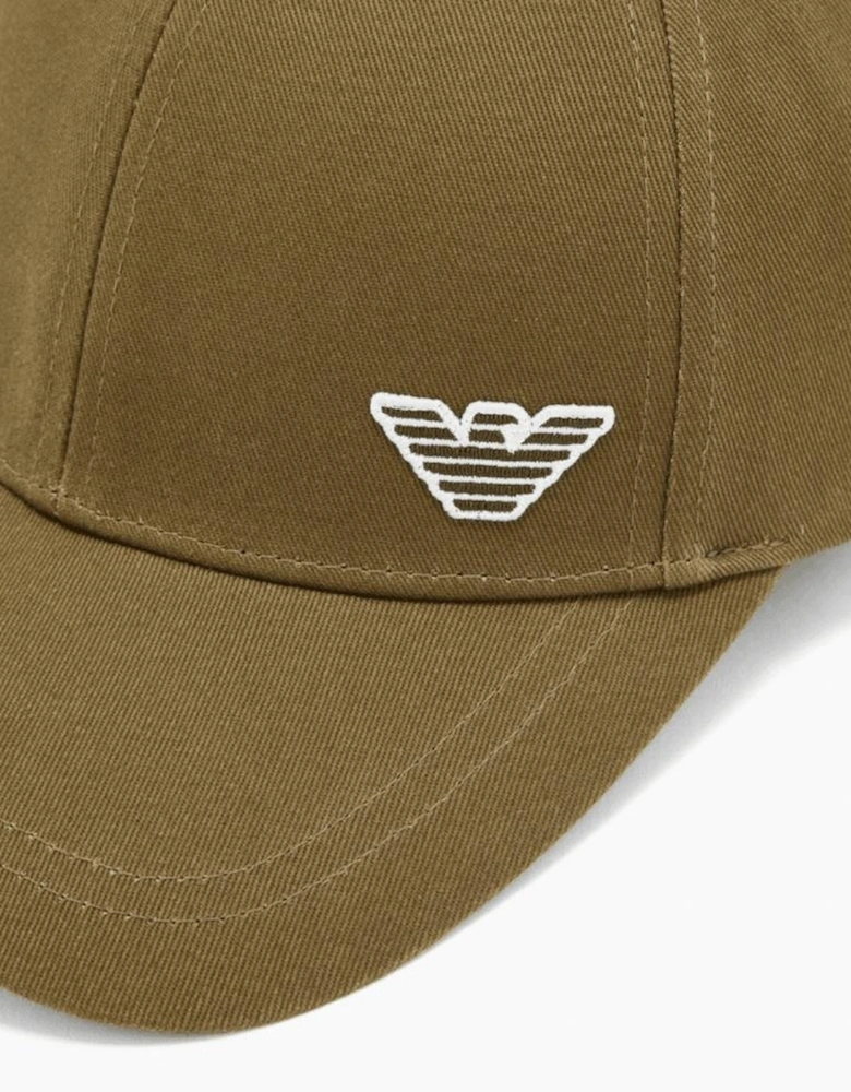Embroidered Eagle Khaki Cap