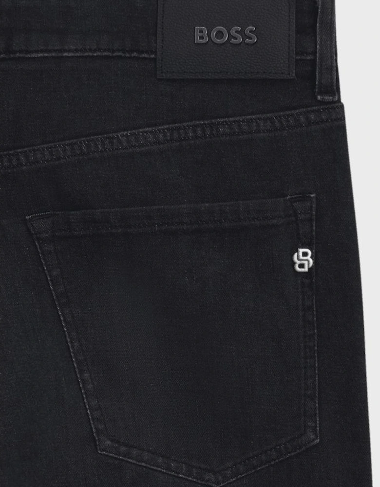 H-Delaware Slim Fit Cashmere Touch Charcoal Grey Jeans
