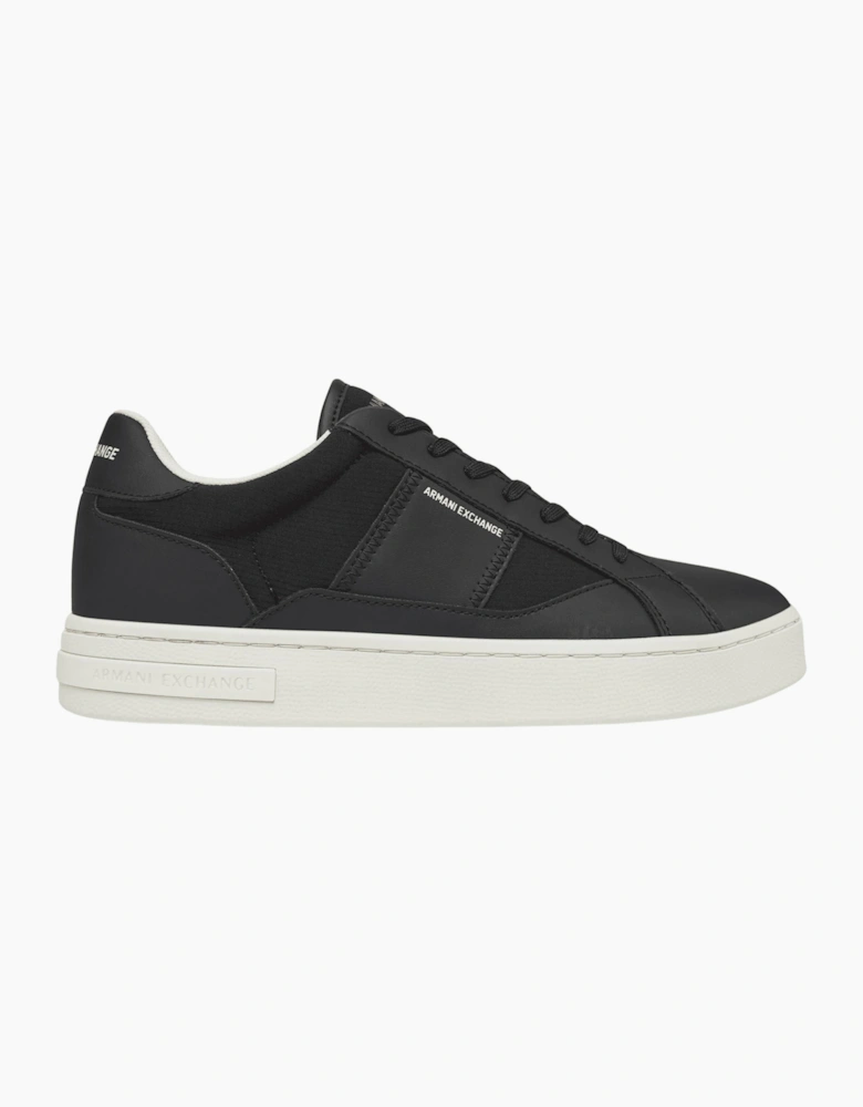 Low Top Colour Block Black Sneaker Trainer