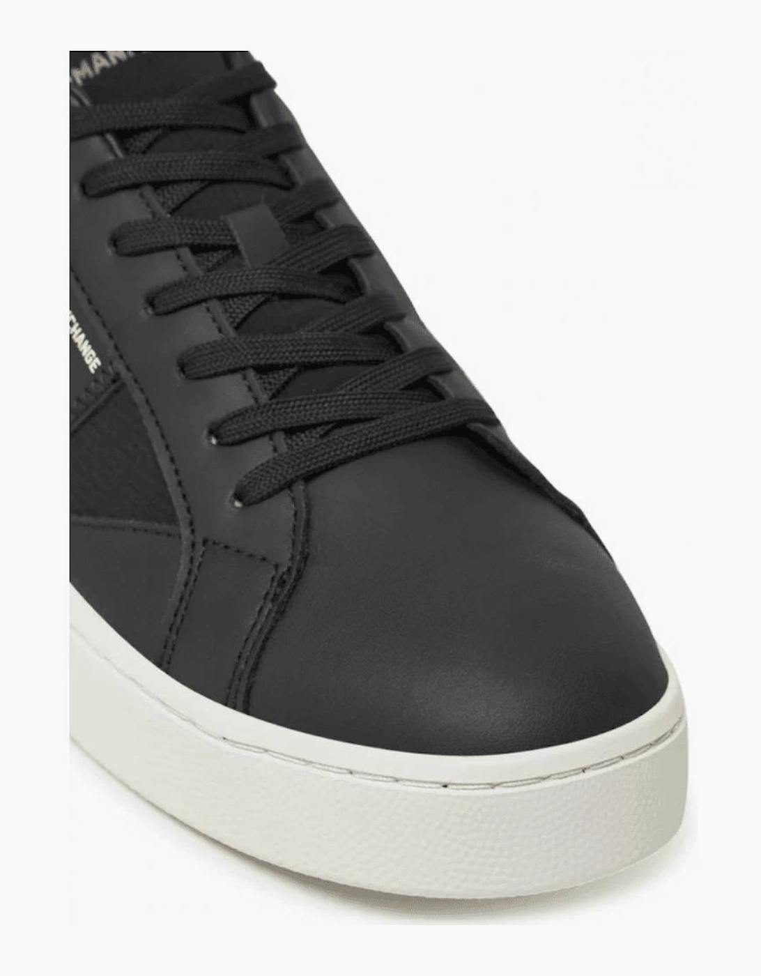 Low Top Colour Block Black Sneaker Trainer
