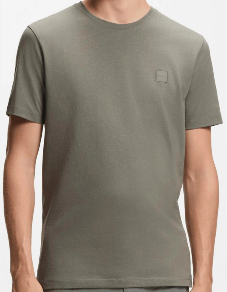 Tales Cotton Relaxed Fit Grey/Green T-Shirt