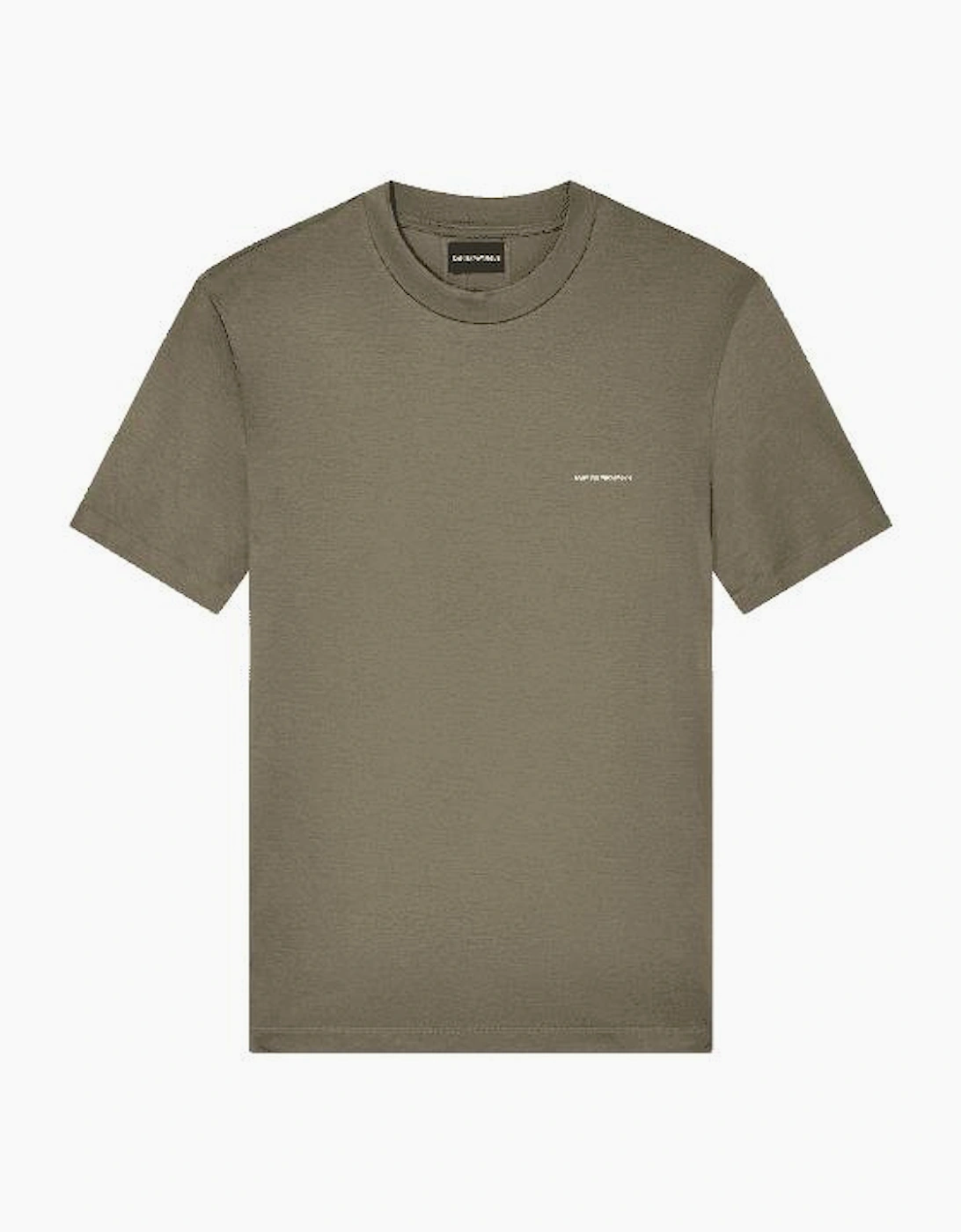 ASV Print Logo Khaki T-Shirt