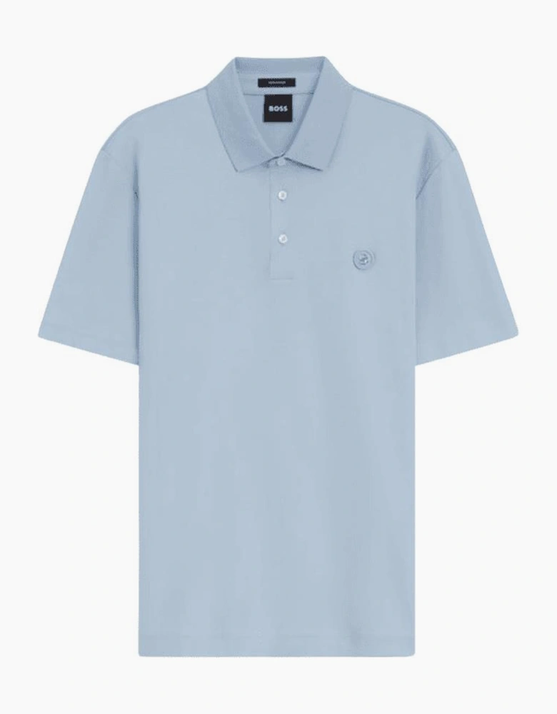 C-Parris 01 Sky Blue Mercerised Polo Shirt
