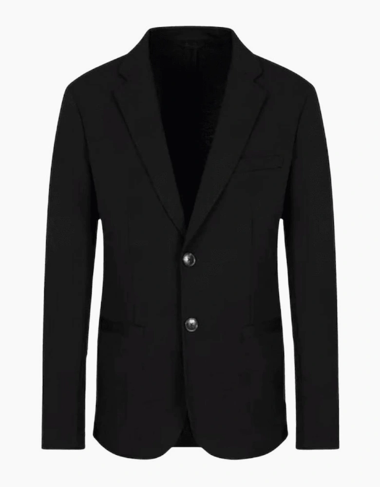 Technical Fabric Nylon Black Blazer