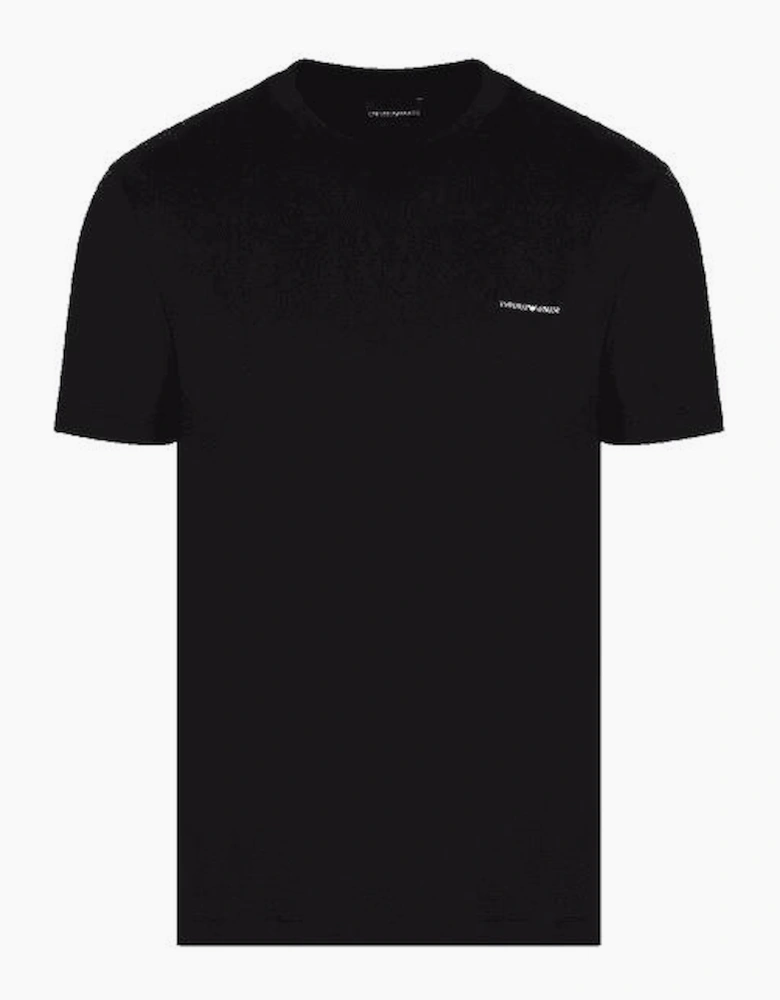 ASV Print Logo Black T-Shirt