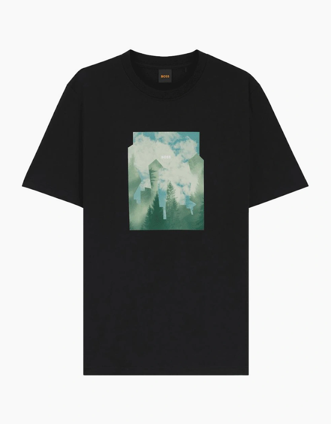 Te_Cover City Logo Black T-Shirt