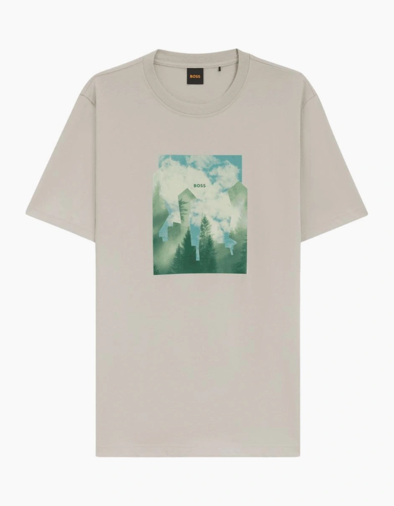 Te_Cover City Logo Beige T-Shirt