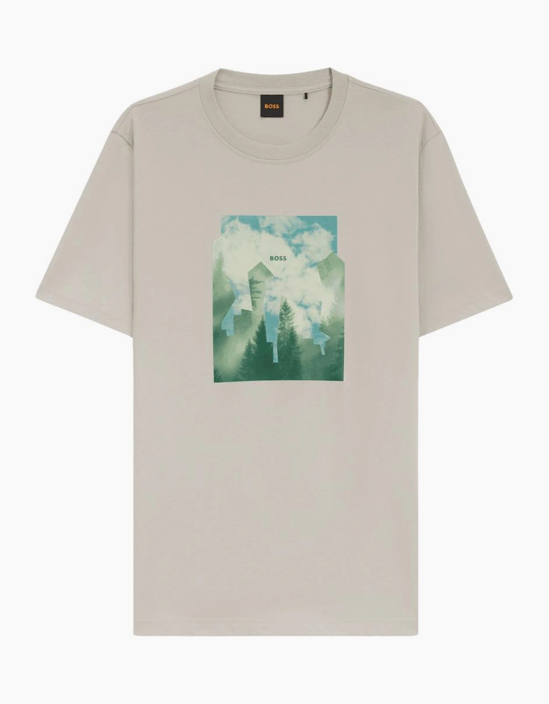 Te_Cover City Logo Beige T-Shirt