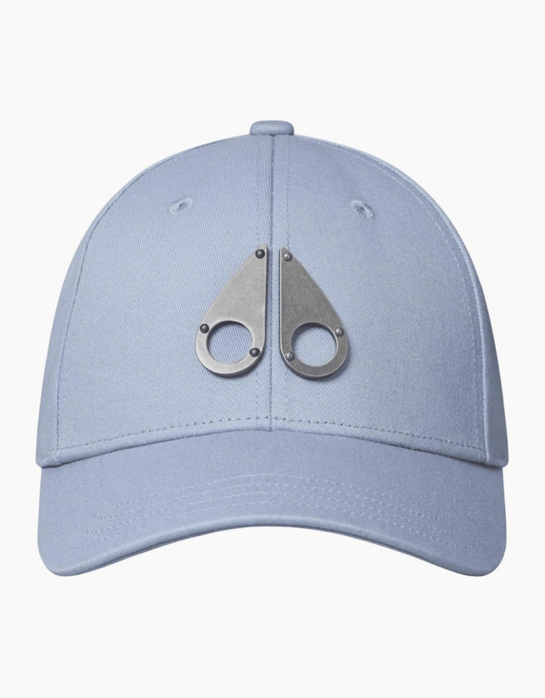 Cotton Metal Icon Logo Sky Blue Cap