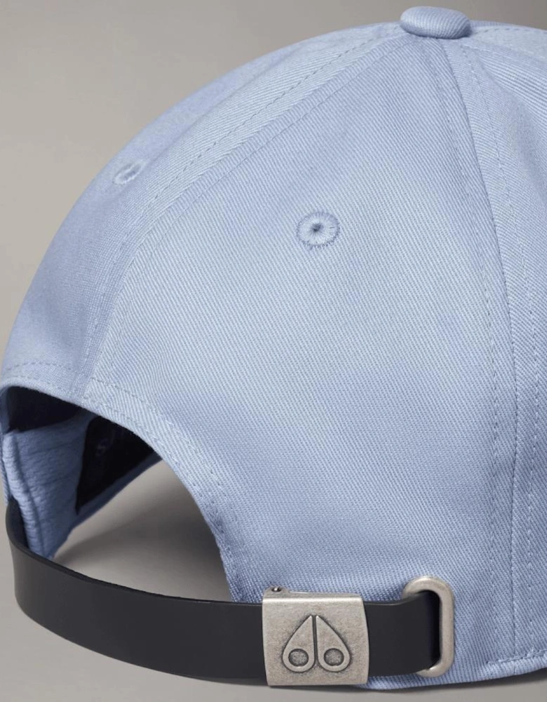 Cotton Metal Icon Logo Sky Blue Cap