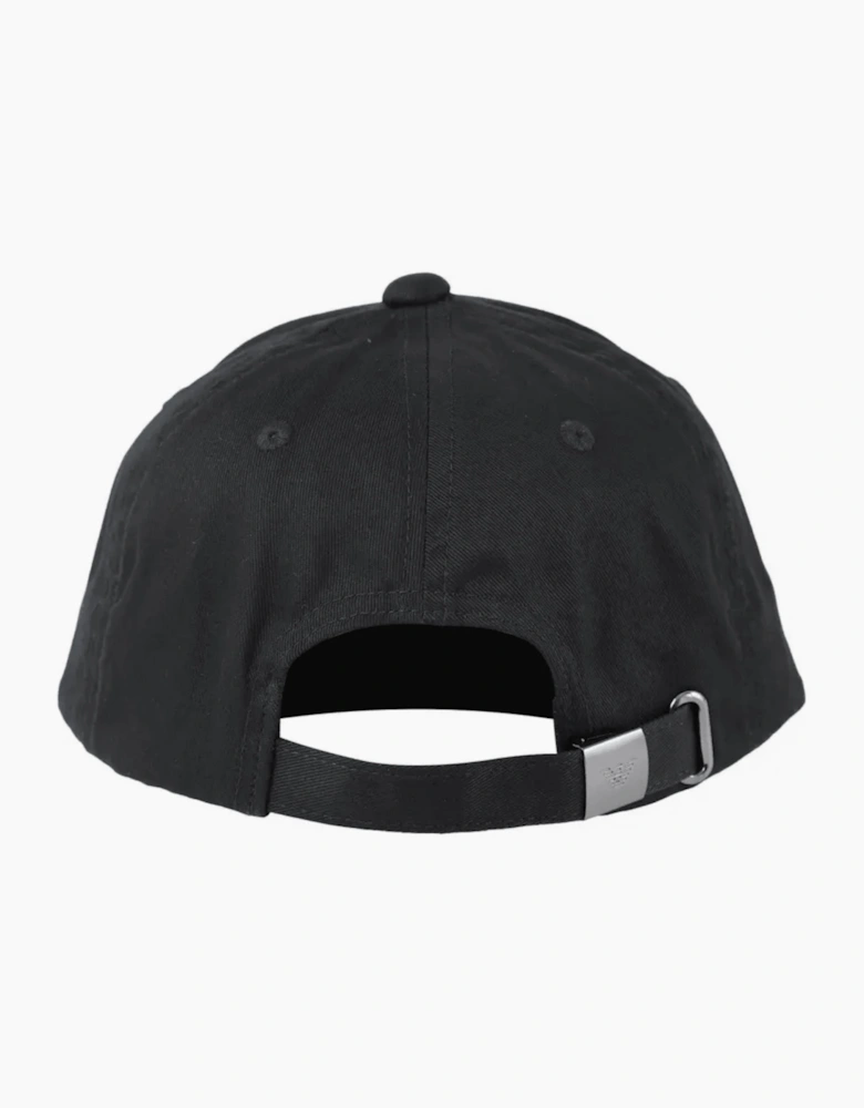 Embroidered Eagle Black Cap