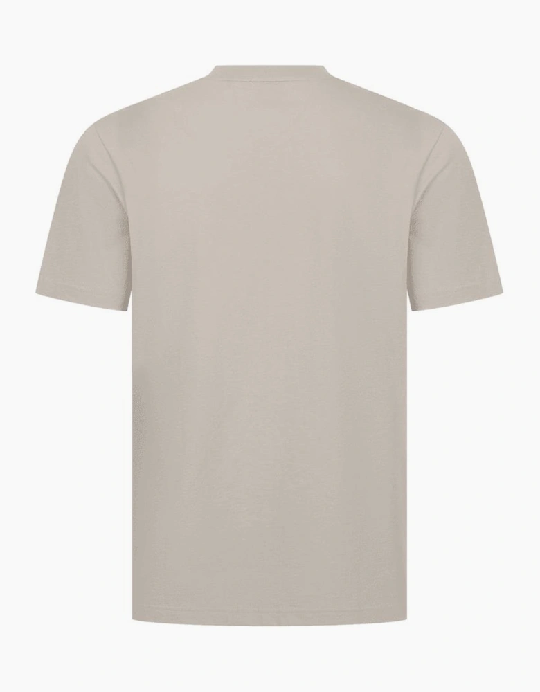 TEE_Creature Dolphin Graphic Beige T-Shirt