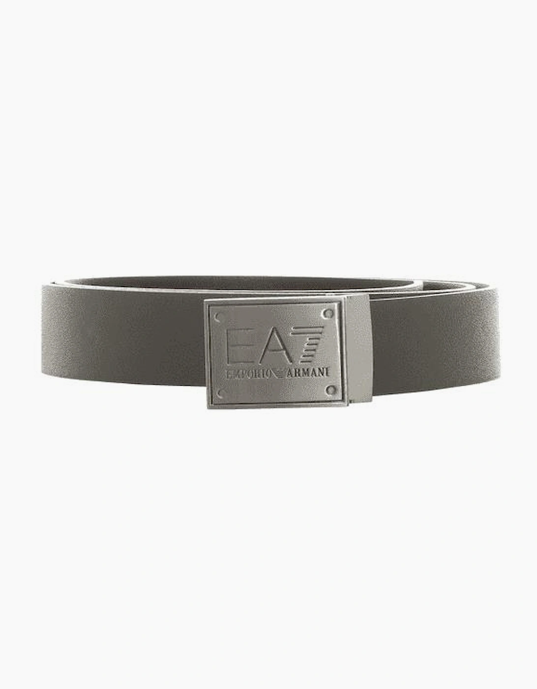 Silver Buckle Black/Duffel Bag Green Reversible Belt