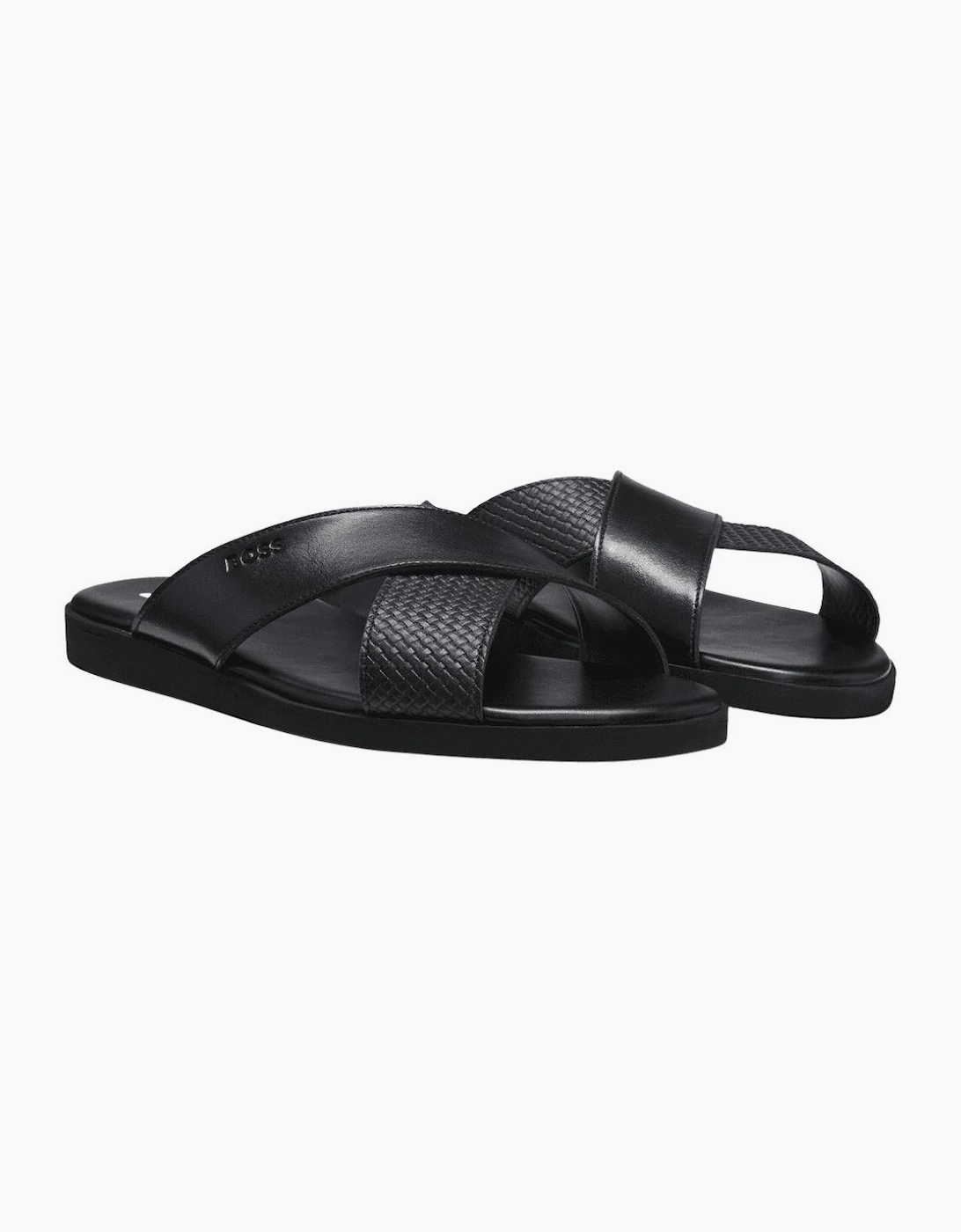 Darrel Faux Leather Slip On Slider