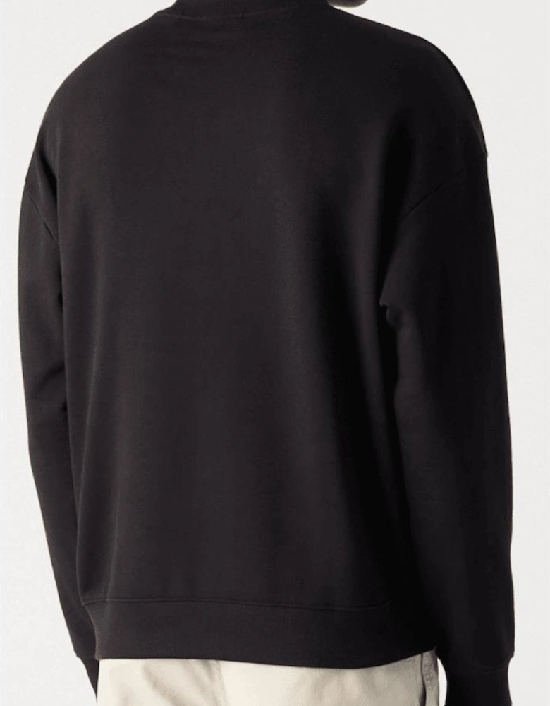 Dapocrew Relaxed Fit Black Sweatshirt