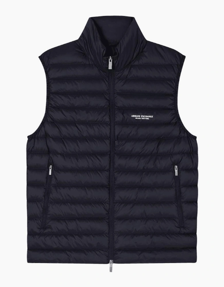Full Zip Fine Padded Gilet