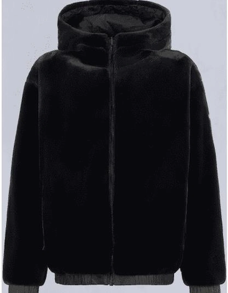 Borden Reversible Bunny Black Jacket