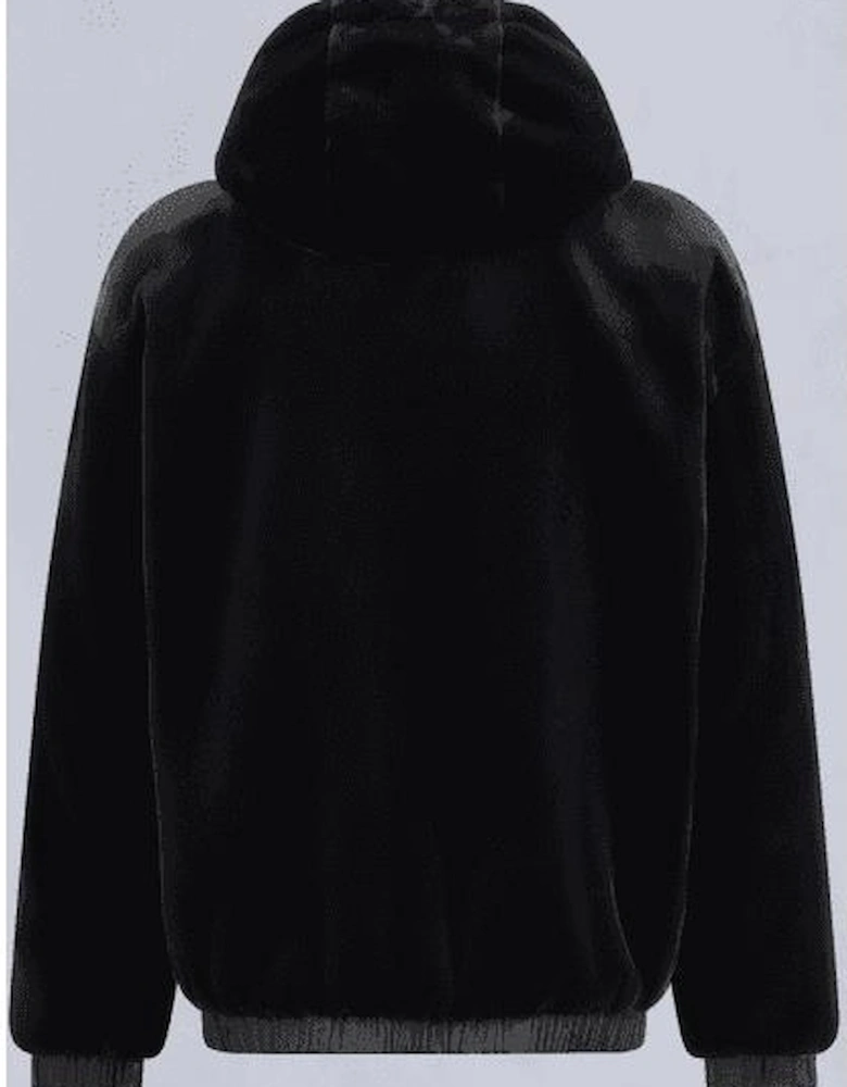 Borden Reversible Bunny Black Jacket