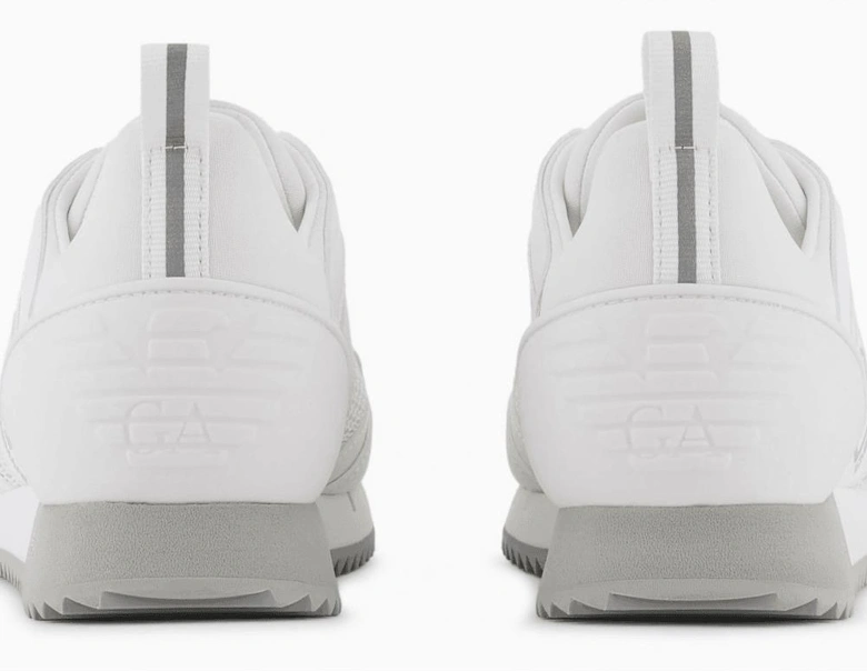White Mesh Sneaker Trainer