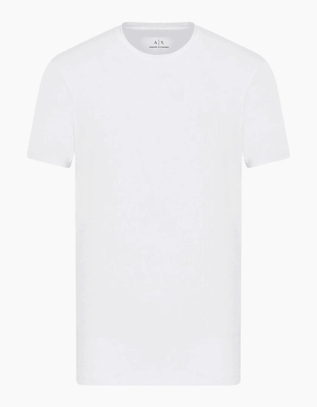 Cotton Stretch Ring Logo White T-Shirt