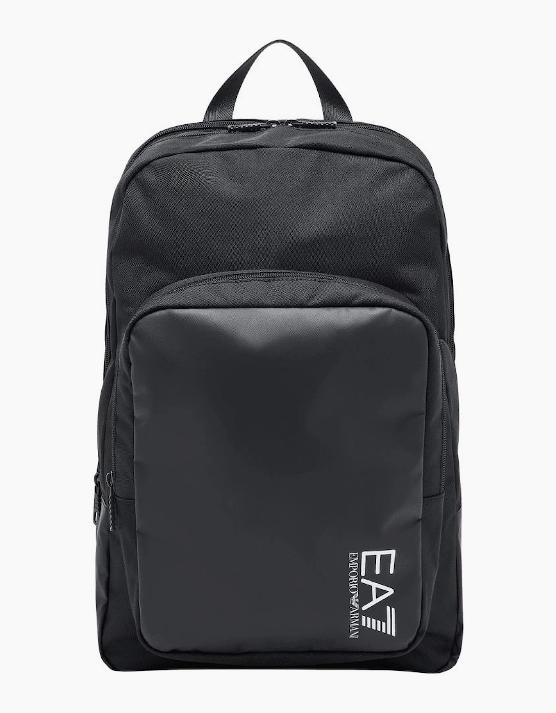 Train Core Graphic Logo Black Rectangular Backpack