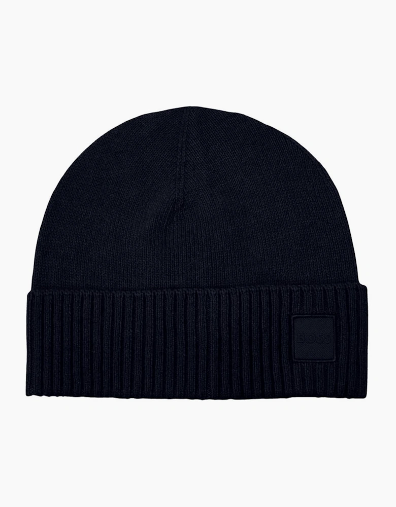 Akaio_R Navy Beanie Hat