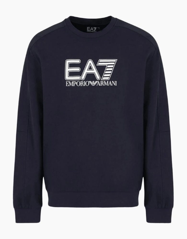 Graphic Logo Navy Sweatshirt