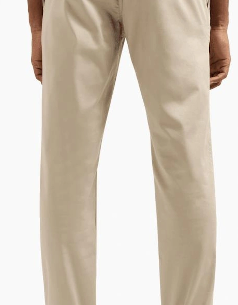 Slim Fit Beige Chino Trouser