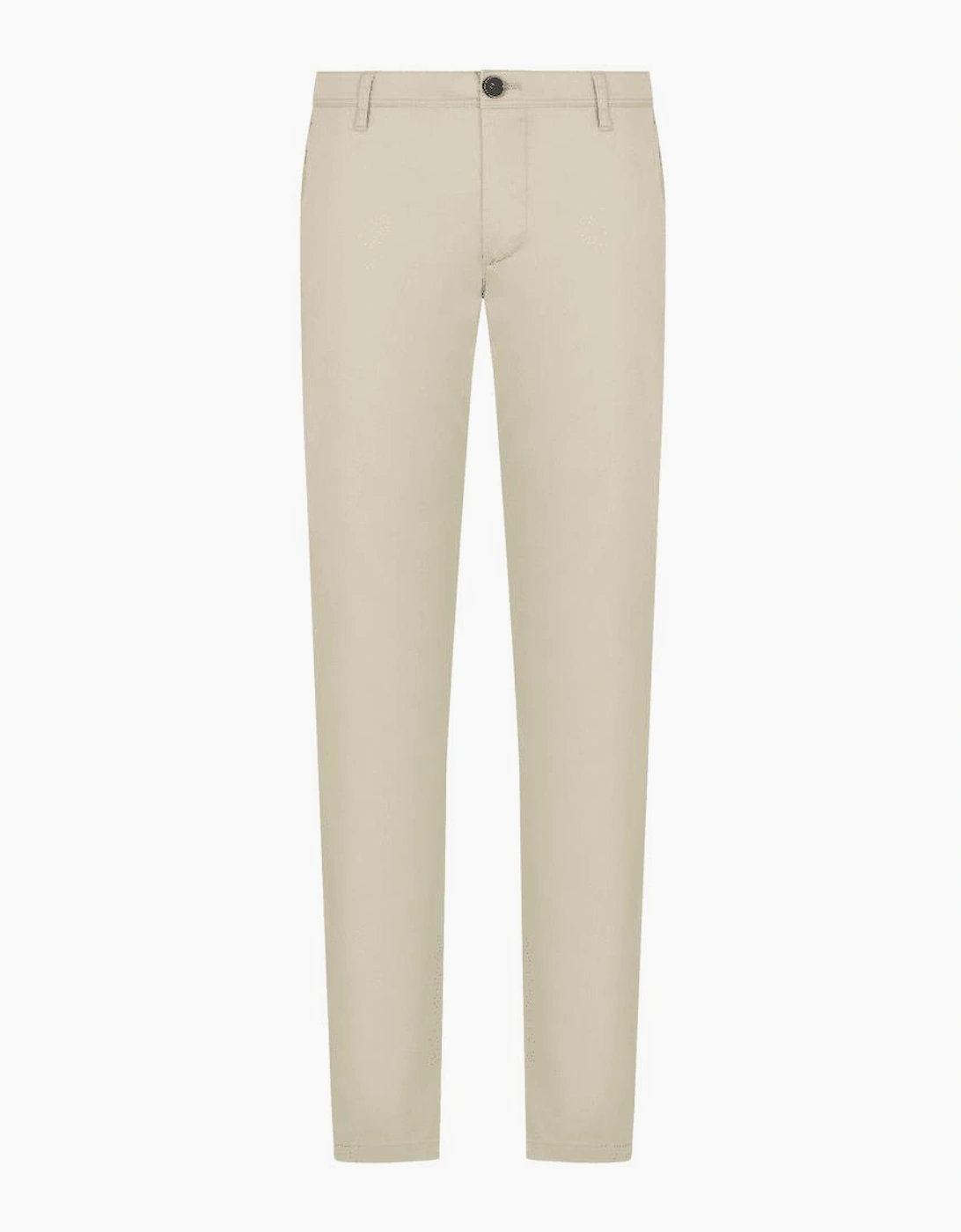 Slim Fit Beige Chino Trouser