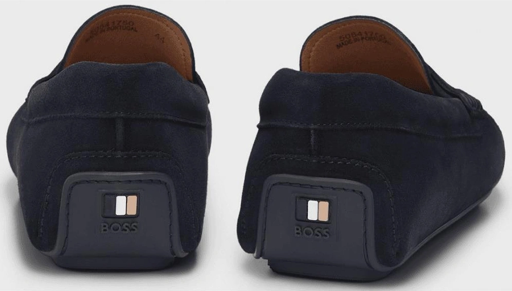Noel Moccasin Suede Navy Loafers