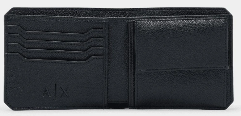 Alex Bifold Leather Coin Wallet